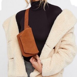 Free People Suede Fanny Pack